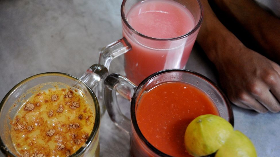 Oatmeal, guava and tomato pulque. (katebordner/Flickr/Creative Commons)