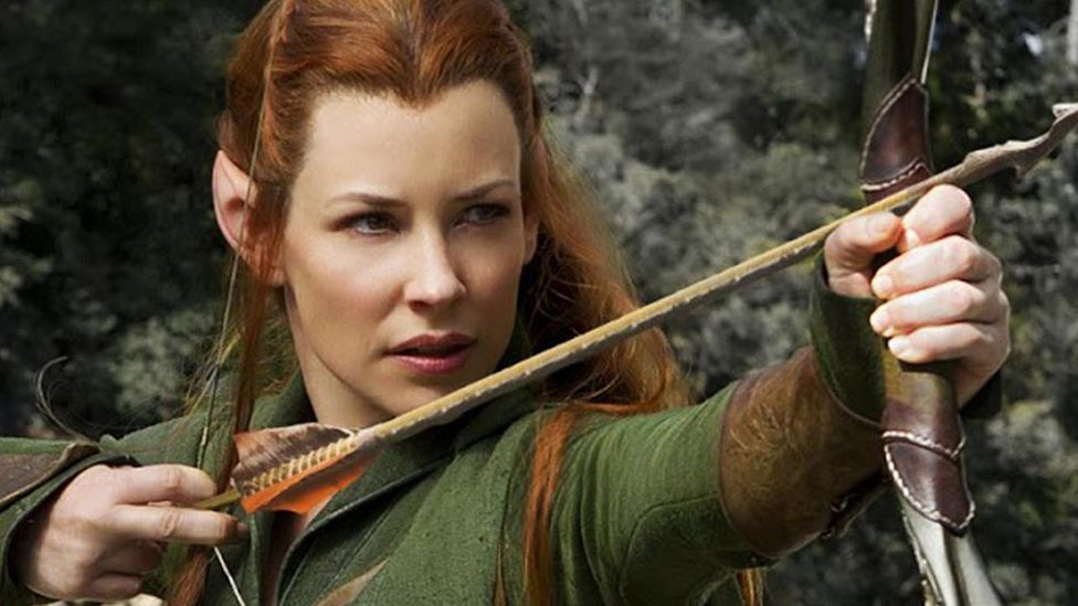 Evangeline Lilly in The Hobbit: The Battle of the Five Armies (Warner Bros)
