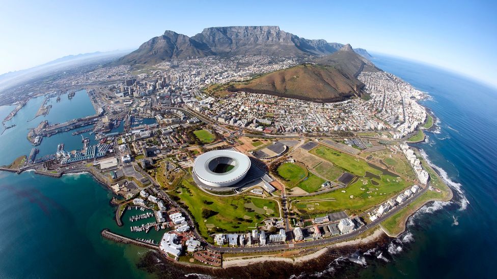 Bird's eye view of Cape Town. (Eric Nathan/Getty) Bird's eye view of Cape Town. (Eric Nathan/Getty)