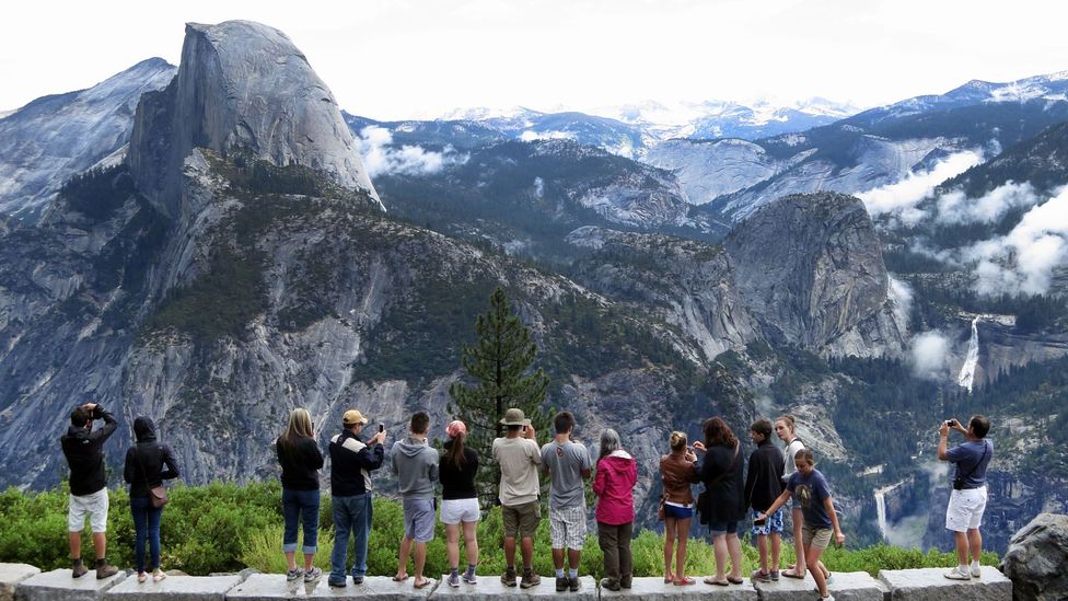 The view from Glacier Point, Yosemite. (Sean Gallup/Getty)
