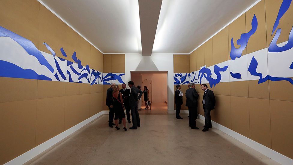 Henri Matisse's The Swimming Pool installed at MoMA (Corbis)