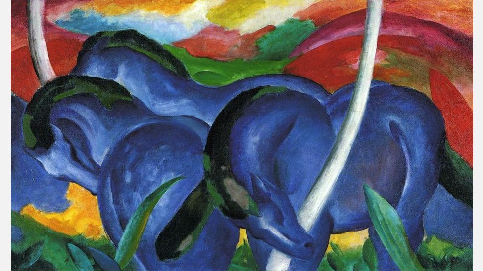 Franz Marc, The Large Blue Horses, 1911 (Wikimedia Commons)