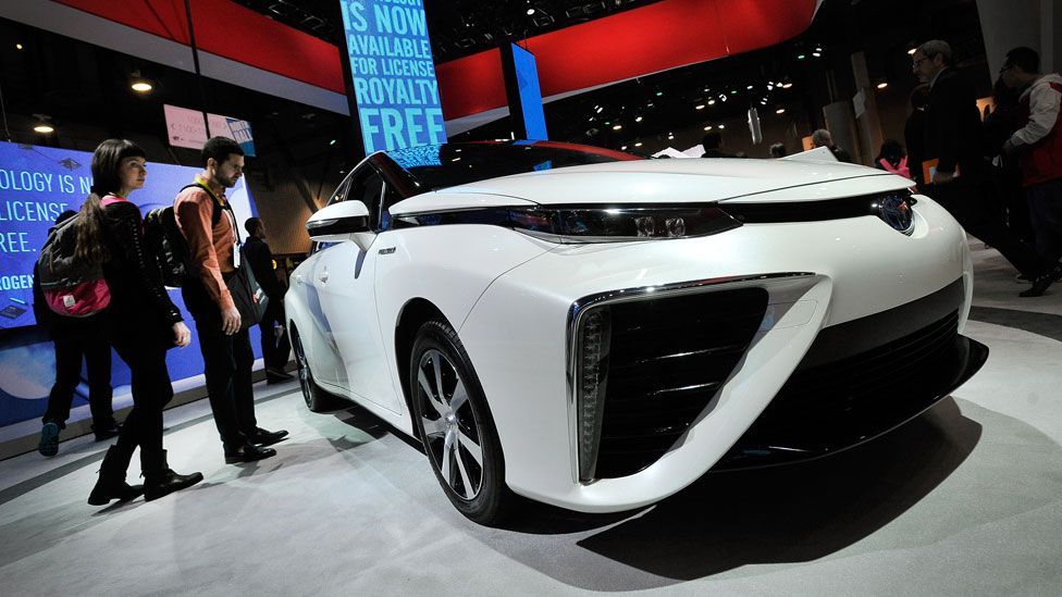 The CES tech show in Las Vegas is now an important promotional pitch for carmakers (Getty Images)