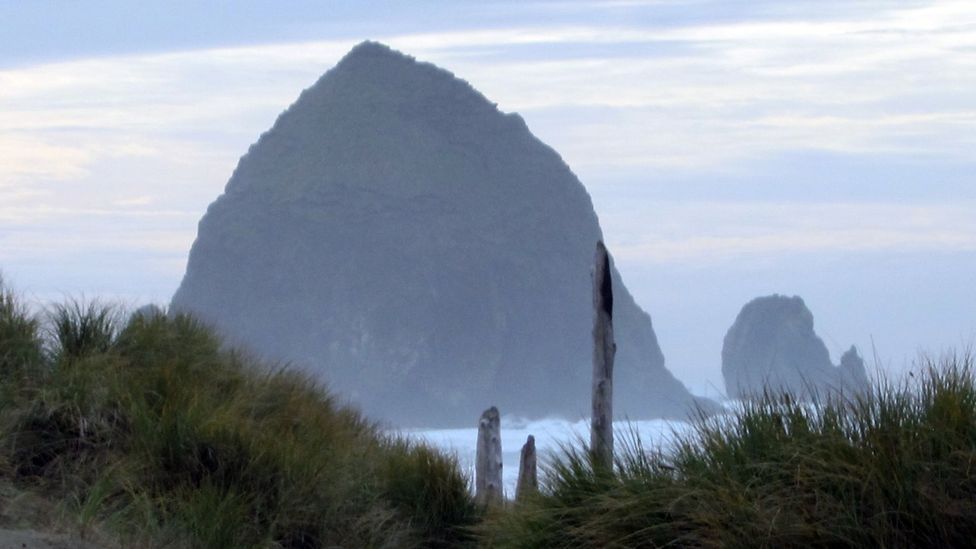 Haystack Rock off Cannon Beach. (Credit: David G Allan) Haystack Rock off Cannon Beach. (Credit: David G Allan)