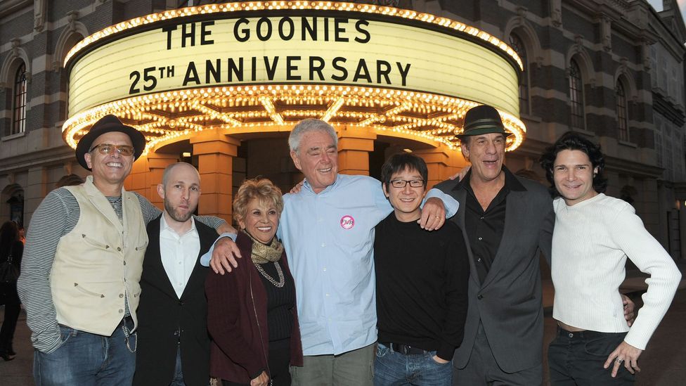 Actors and director at The Goonies 25th anniversary celebration in 2010. (Credit: Alberto E Rodriguez/Getty) Actors and director at The Goonies 25th anniversary celebration in 2010. (Credit: Alberto E Rodriguez/Getty)