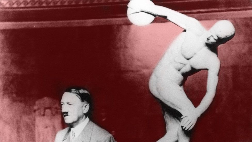 Adolf Hitler purchased a Roman marble copy of the Discobolus for five million lire in 1938 and exhibited it at the Glyptothek museum in Munich (Credit: Interfoto/Alamy)