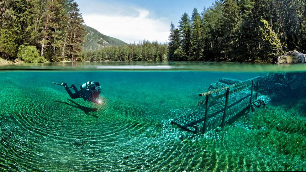 Austria's otherwordly dive site. (Credit: WaterFrame/Alamy)