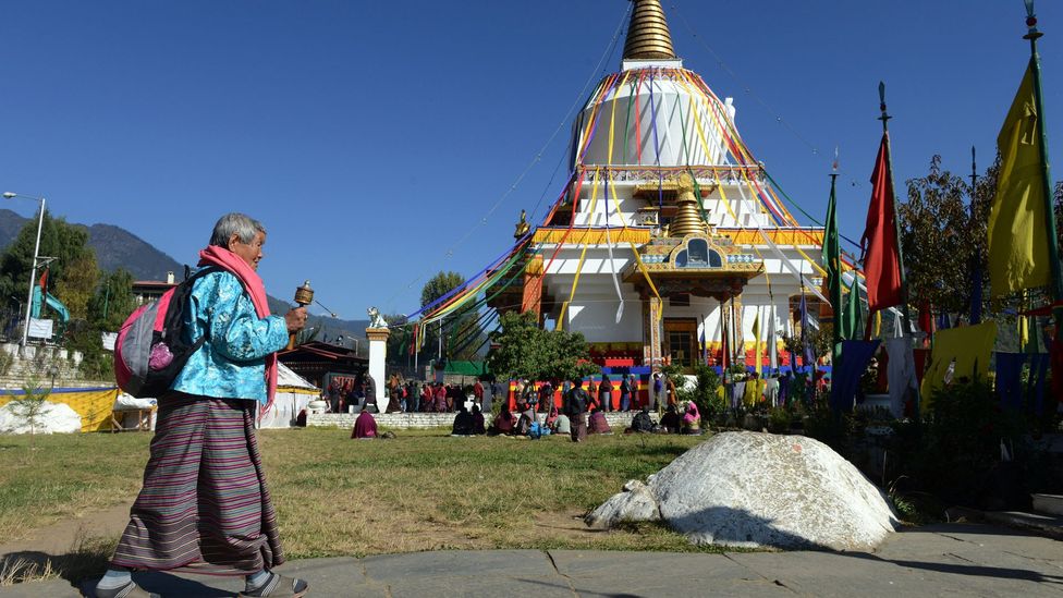 Memorial Chorten Monastery in Thimphu. (Credit: Prakash Mathema/AFP/Getty)