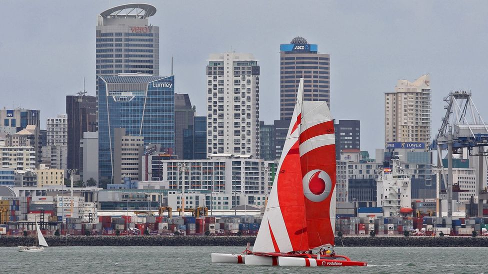 A yacht sets sail past the central business district during a regatta at Waitemata Harbour. (Credit: Sandra Mu/Getty Images) A yacht sets sail past the central business district during a regatta at Waitemata Harbour. (Credit: Sandra Mu/Getty Images)