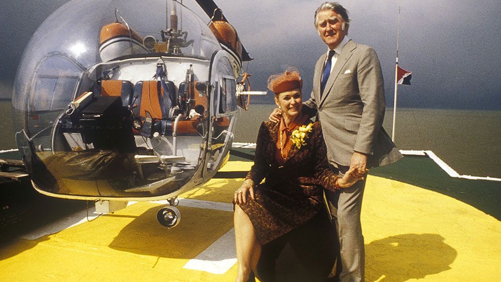 Roy and Joan Bates settled Sealand in the 1960s (Credit: Rex)