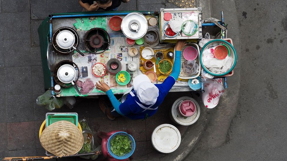 Bangkok street food vendor. (Credit: Nicolas Asfouri/AFP/Getty)