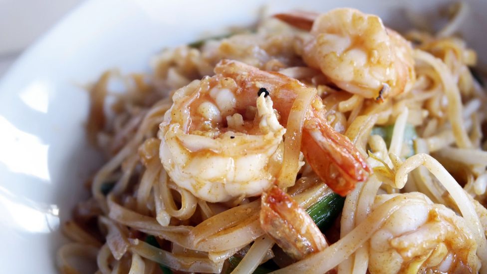 Pad Thai with shrimp. (Credit: Roy Hsu/Getty)