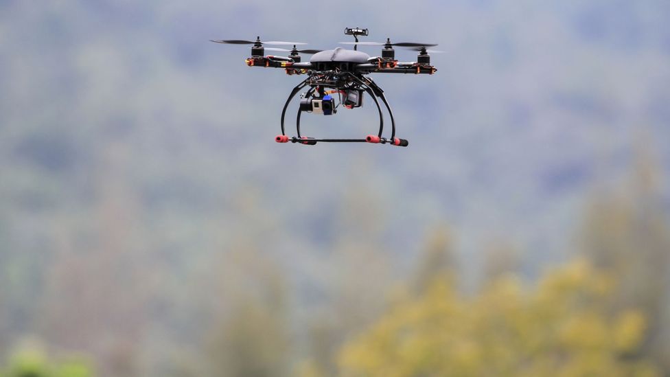 Drones could be used to find buried bodies by analysing soil (Credit: Getty Images)