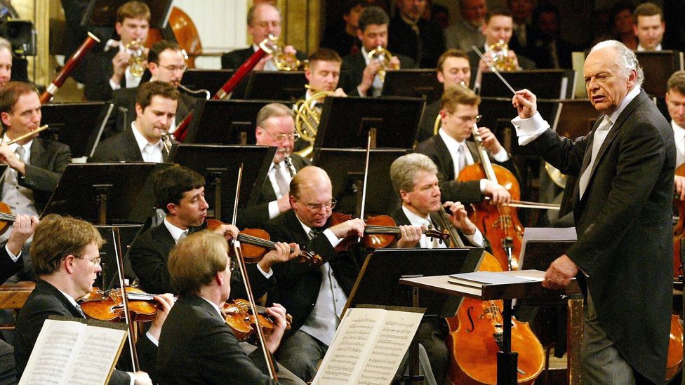 Conductor Lorin Maazel rehearses with the Vienna Philharmonic Orchestra at the Musikvereinin (Credit: Dieter Nagl/AFP/Getty Images) Conductor Lorin Maazel rehearses with the Vienna Philharmonic Orchestra at the Musikvereinin (Credit: Dieter Nagl/AFP/Getty Images)