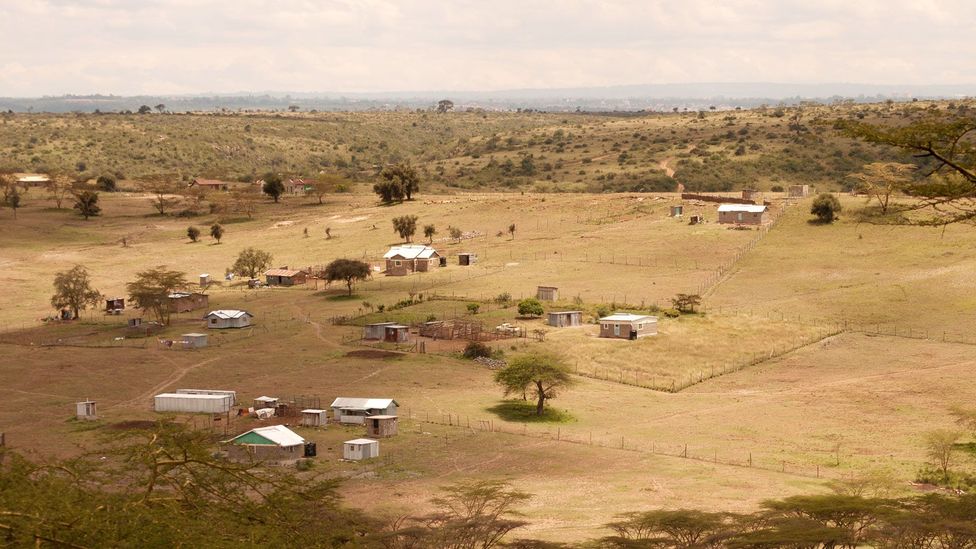 The community outside Nairobi National Park (Credit: Ada Kulesza)
