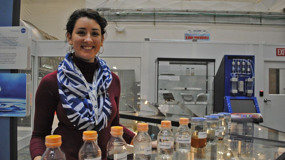 Jennifer Pruitt's work means more of the water in astronaut's urine could be drinkable once more (Credit: Richard Hollingham) Jennifer Pruitt's work means more of the water in astronaut's urine could be drinkable once more (Credit: Richard Hollingham)