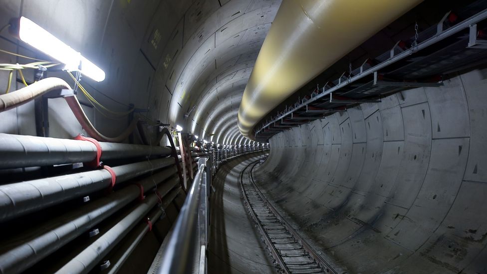 The quiet tunnels are in stark contrast to the busy streets above (Credit: Crossrail) The quiet tunnels are in stark contrast to the busy streets above (Credit: Crossrail)