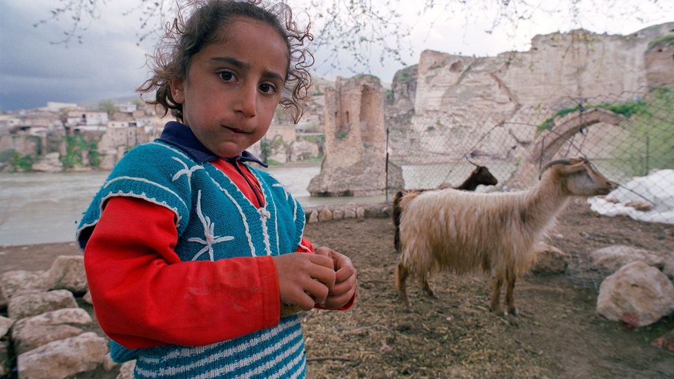A shepherd girl along the Tigris River (Credit: Scott Wallace/Getty)