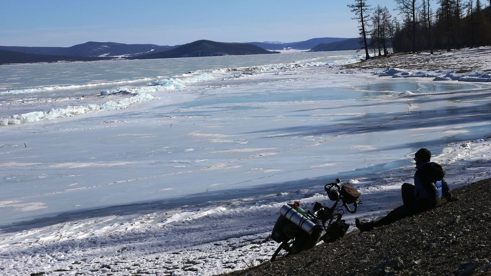 Bicycling on Lake Khövsgöl (Credit: Stephen Fabes) Bicycling on Lake Khövsgöl (Credit: Stephen Fabes)