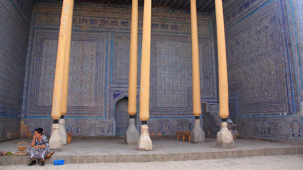 Khiva, Uzbekistan, Summer Mosque, Kuhna Ark Khiva, Uzbekistan, Summer Mosque, Kuhna Ark