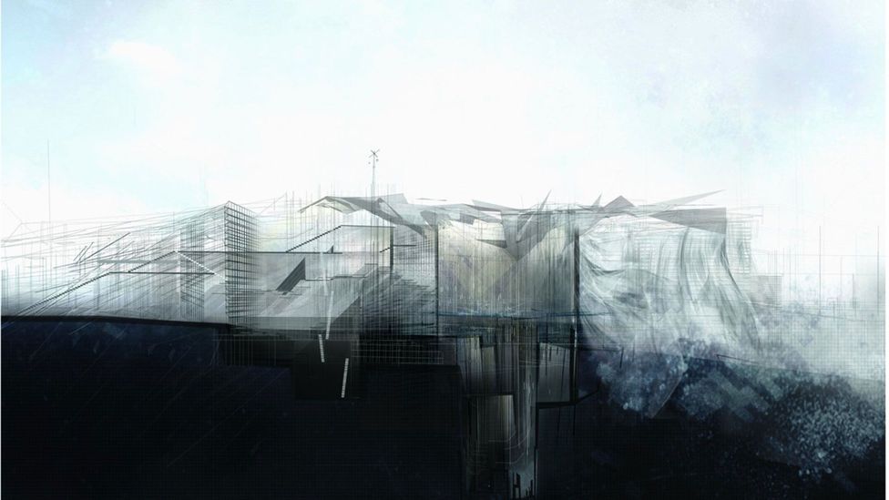 Gillian Lambert's creation was inspired by JMW Turner's painting Snow Storm - Steam-Boat Off a Harbour's Mouth (Credit: Gillian Lambert) Gillian Lambert's creation was inspired by JMW Turner's painting Snow Storm - Steam-Boat Off a Harbour's Mouth (Credit: Gillian Lambert)