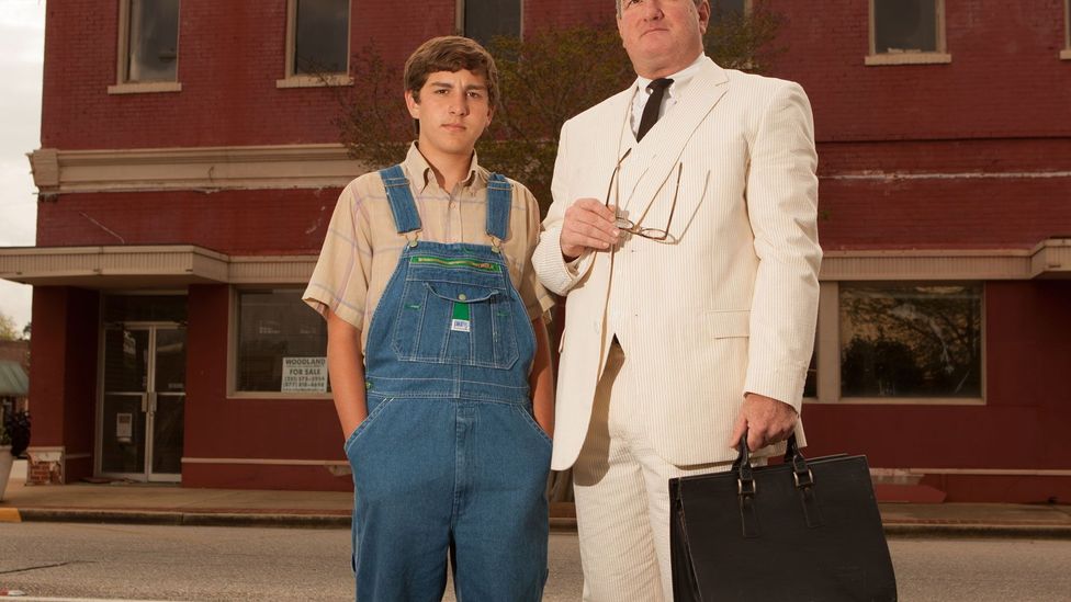 Locals William Charles Brock III in character as Jem (left) and Jeff Brock in character as Atticus (right) (Credit: Kris Davidson/Lonely Planet Traveller)