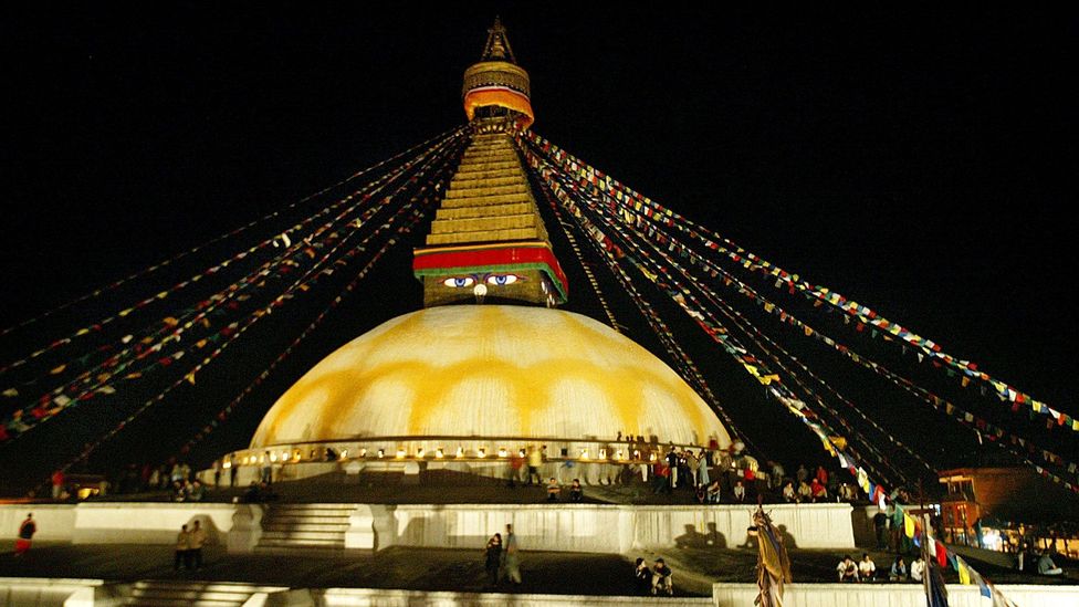 One of the world's largest stupas in Lumbini (Credit: Paula Bronstein/Getty)
