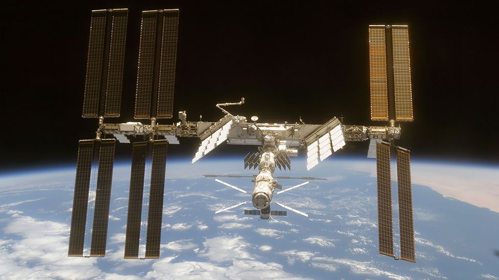 Shuttle crews would normally have tried to dock with the International Space Station (Credit: STS-119 Shuttle Crew/Nasa) Shuttle crews would normally have tried to dock with the International Space Station (Credit: STS-119 Shuttle Crew/Nasa)