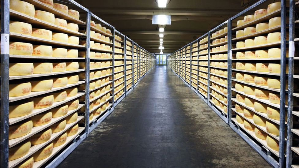 The cheese resting warehouse in Ånäset (Credit: Västerbottensost®)