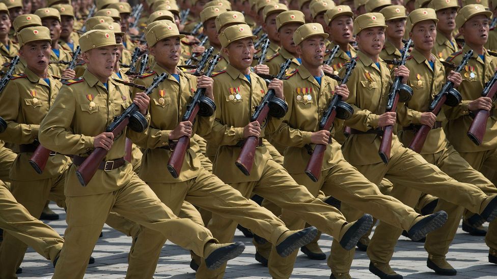 North Korean troops have probed the border with South Korea many times since the 1950s war (Credit: Getty Images)