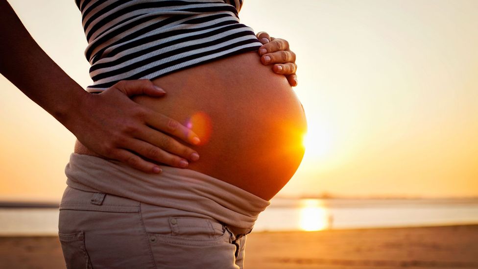 Women are more likely to give birth to sons when the climate is pleasant (Credit: Getty Images)