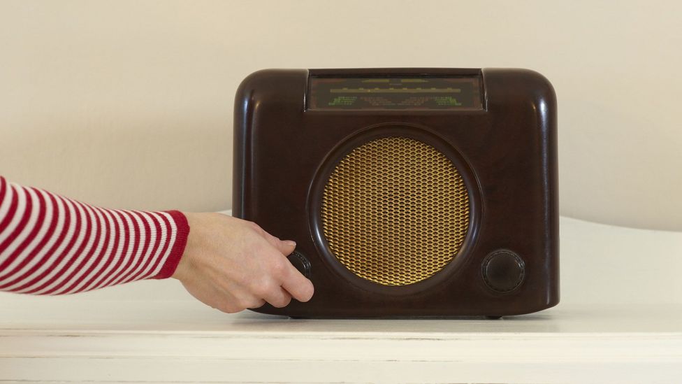 I switch on the radio