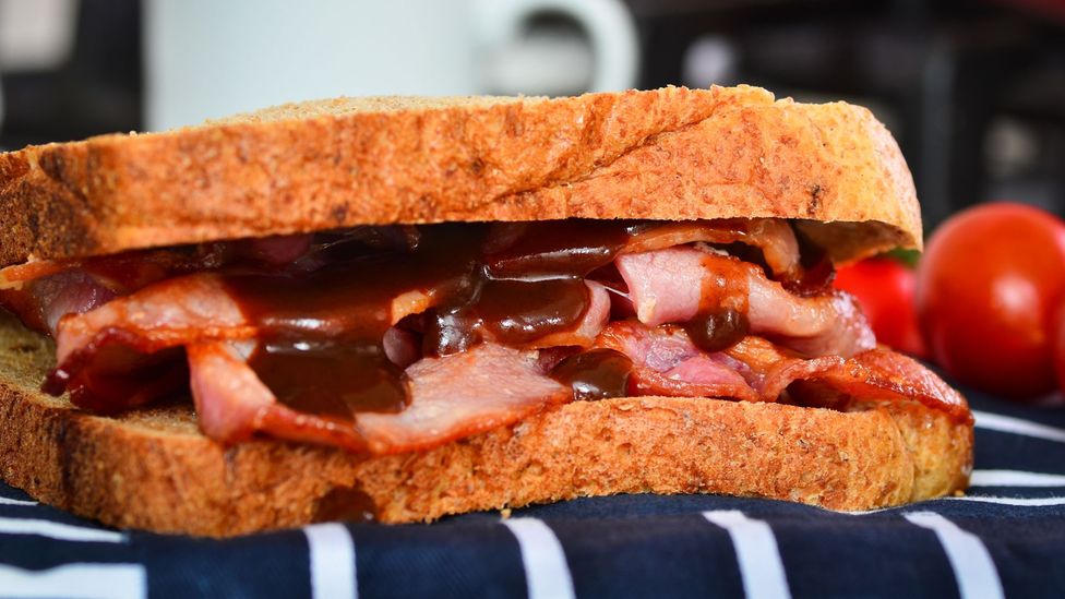 Even the pork belly's proportion of fat plays an important part in the overall taste (Credit: Getty Images) Even the pork belly's proportion of fat plays an important part in the overall taste (Credit: Getty Images)