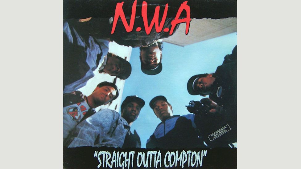 With Straight Outta Compton, NWA offered an uncompromising view of life as young black men on the streets of LA (Credit: Ruthless) With Straight Outta Compton, NWA offered an uncompromising view of life as young black men on the streets of LA (Credit: Ruthless)