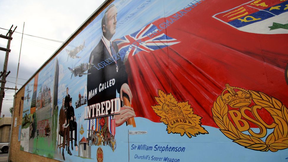 A Winnipeg mural depicts Stephenson’s achievements (Credit: Ian Lloyd Neubauer) A Winnipeg mural depicts Stephenson’s achievements (Credit: Ian Lloyd Neubauer)