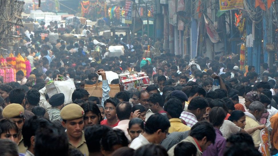 When in Delhi, it can be hard to fathom the idea that the world will become more populated (Credit: Getty Images) When in Delhi, it can be hard to fathom the idea that the world will become more populated (Credit: Getty Images)