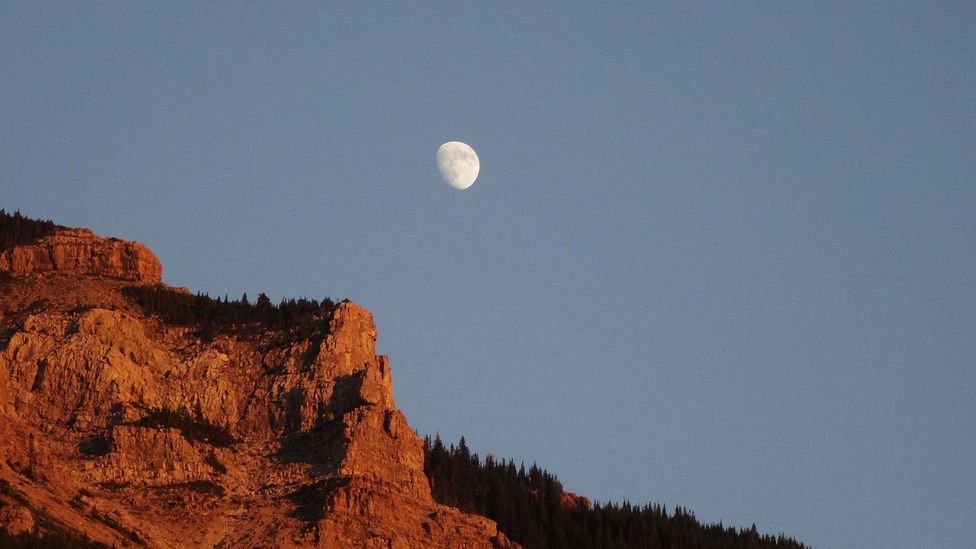 The moon rises over Waterton (Credit: Carol Patterson)