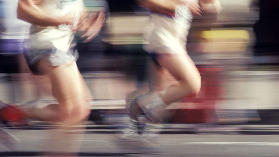 Runners get a high after a long workout, but what's going on in the brain? (Credit: Thinkstock) Runners get a high after a long workout, but what's going on in the brain? (Credit: Thinkstock)
