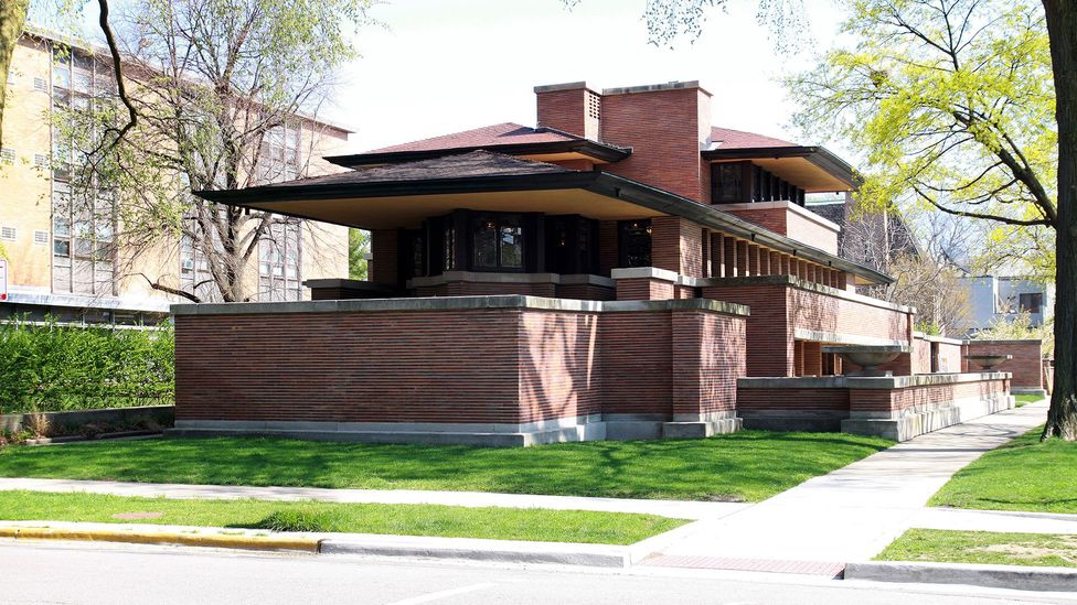 The Robie House was built between 1908-1910 by Frank Lloyd Wright and is the high watermark of the Prairie School of architecture (Credit: Raymond Boyd/Corbis) The Robie House was built between 1908-1910 by Frank Lloyd Wright and is the high watermark of the Prairie School of architecture (Credit: Raymond Boyd/Corbis)