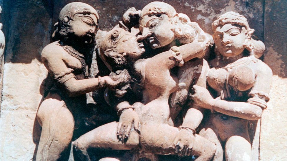 A closer inspection of the temple's sculptures (Credit: Print Collector/Getty)