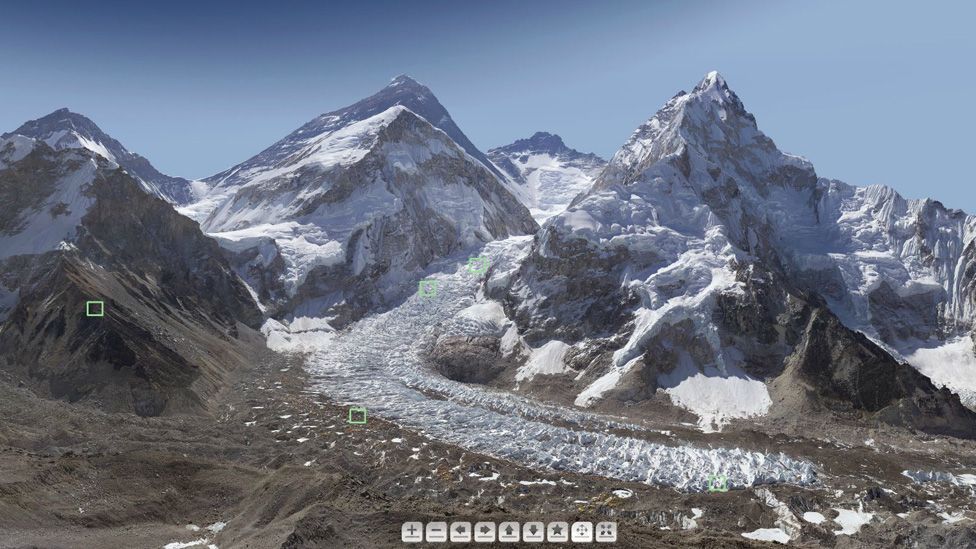 Click on the link below to browse Everest in high-resolution (Credit: David Breashears/GlacierWorks) Click on the link below to browse Everest in high-resolution (Credit: David Breashears/GlacierWorks)