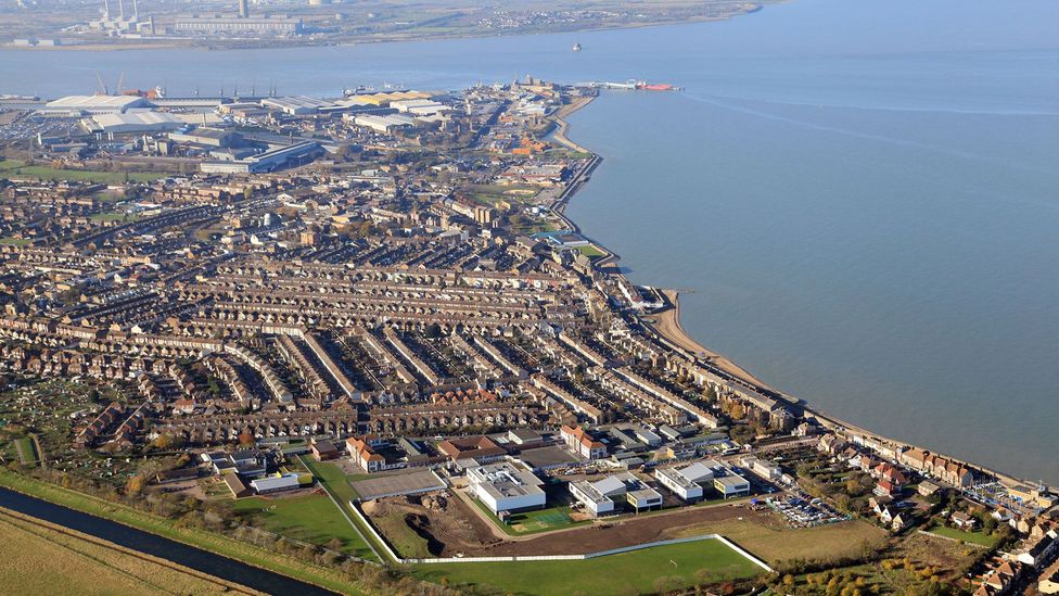 If the ship's bombs go off, the town of Sheerness, pictured here, could be levelled (Credit: APS (UK)/Alamy Stock Photo) If the ship's bombs go off, the town of Sheerness, pictured here, could be levelled (Credit: APS (UK)/Alamy Stock Photo)