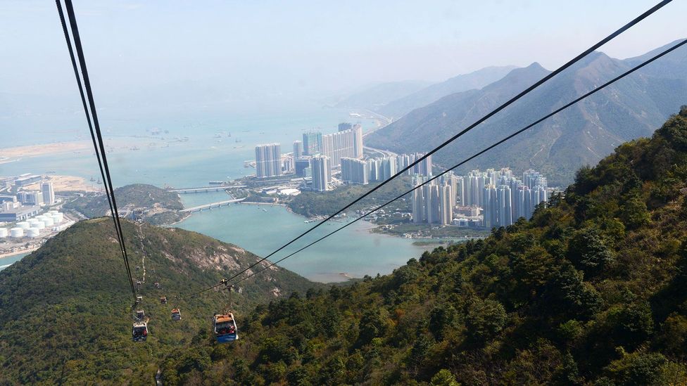 Overlooking the water surrounding Lantau Island in Hong Kong (Credit: AFP/Getty)