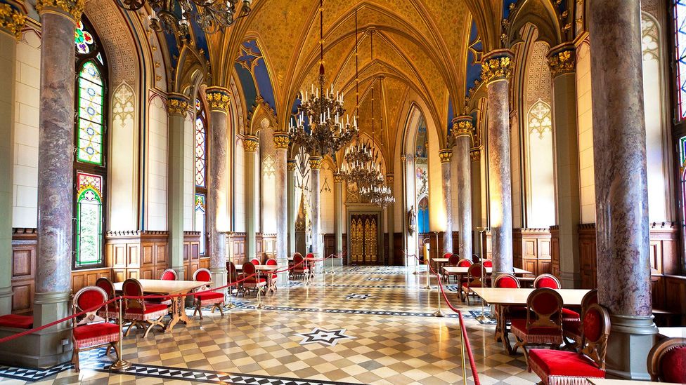 The halls of Neuschwanstein Castle are fit for a princess (Credit: Konstantin Mironov/Alamy)