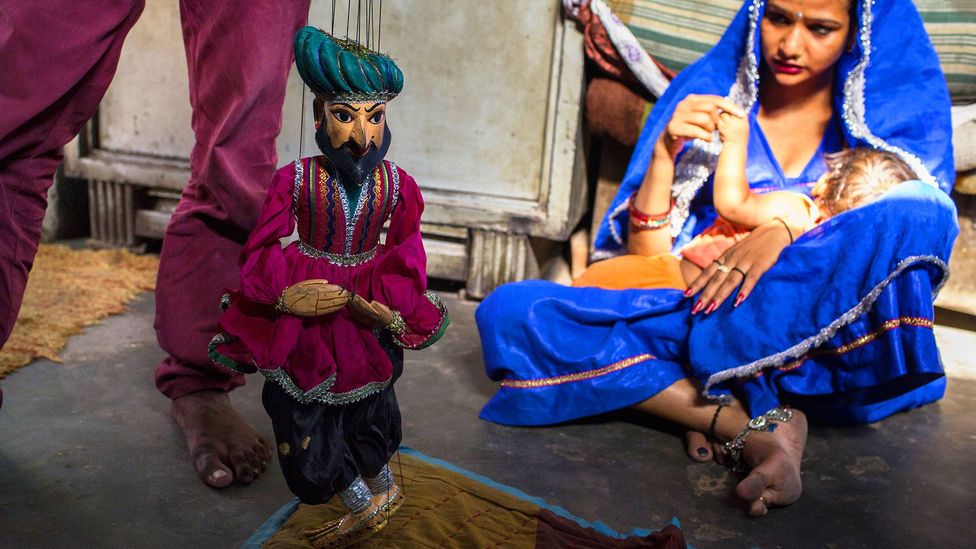 Katputli's residents are passionate about preserving their traditional art (Credit: AFP/Getty)