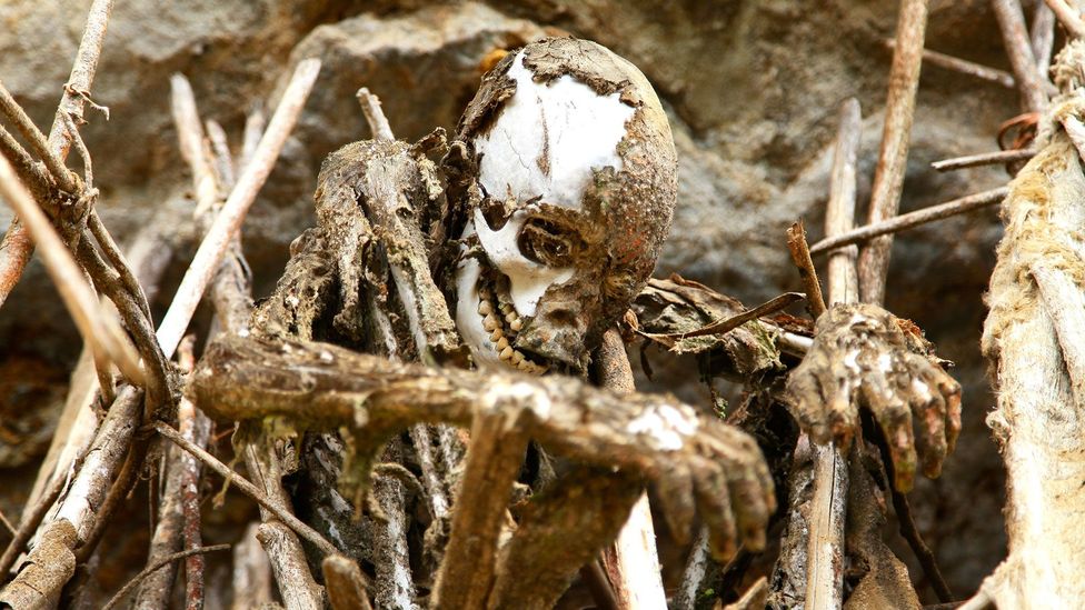 Bodies were smoked over months in a “spirit haus" (Credit: Ian Lloyd Neubauer) Bodies were smoked over months in a “spirit haus" (Credit: Ian Lloyd Neubauer)