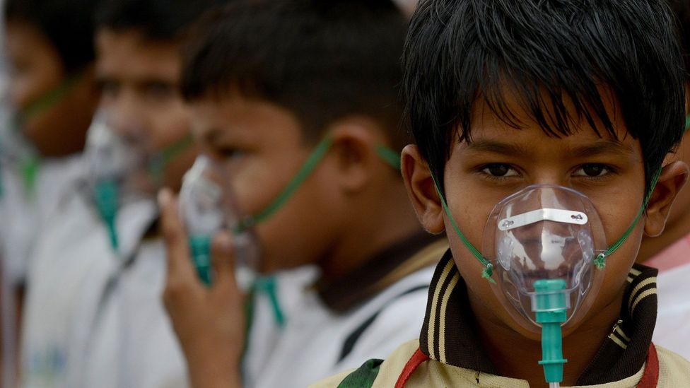 Living in a highly polluted city doubled the chance that a child would grow up obese, according to one study (Credit: Getty Images) Living in a highly polluted city doubled the chance that a child would grow up obese, according to one study (Credit: Getty Images)