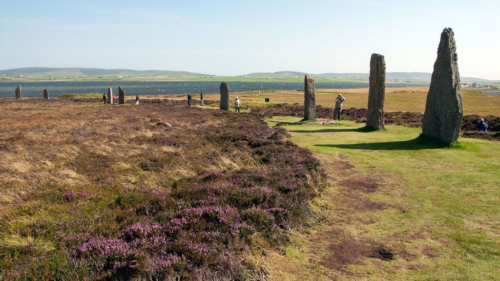 The Ring of Brodgar was erected around the same time as Stonehenge, some 4,500 years ago (Credit: Amanda Ruggeri) The Ring of Brodgar was erected around the same time as Stonehenge, some 4,500 years ago (Credit: Amanda Ruggeri)