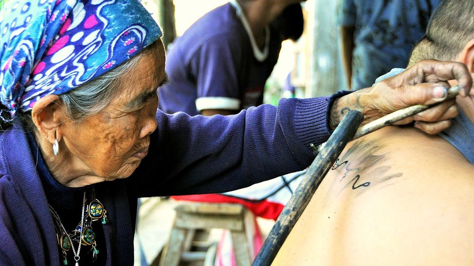 Tourists cannot get certain tattoos that are reserved for warriors (Credit: Travel Trilogy)