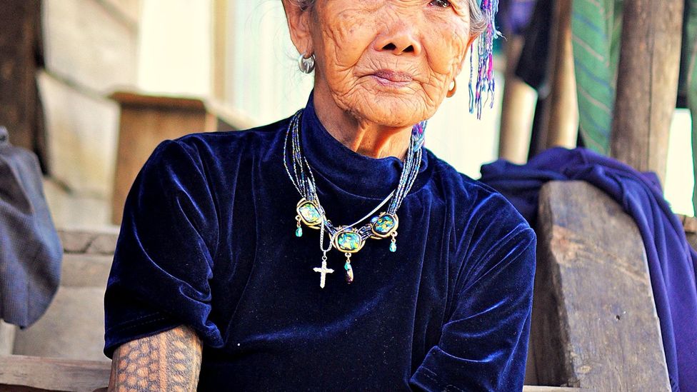 Whang-Od is known worldwide as a master of traditional Filipino tattoo art (Credit: Travel Trilogy)